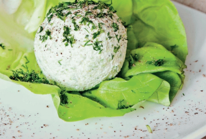 Cheese Balls with Avocado