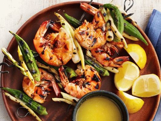Photo Shrimp from shrimp and okra