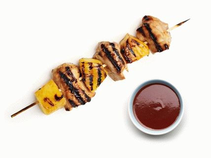 Photo Chicken BBQ with Pineapples