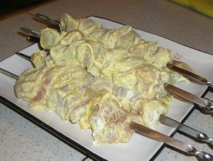 Barbecue with lemon