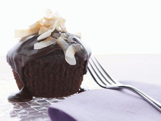 Photo Chocolate Cupcakes with Coconut
