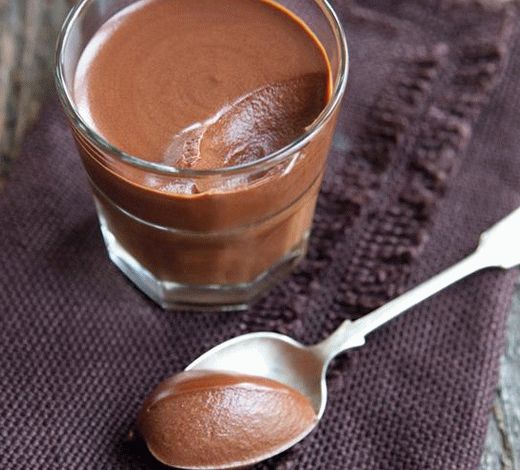 Photo Chocolate Mousse with Marshmallows