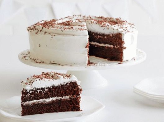 Photo Chocolate Meringue Cake