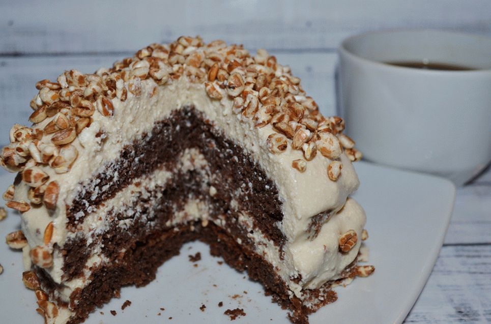 Chocolate coffee cake