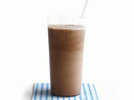 Photo Chocolate milk with salt