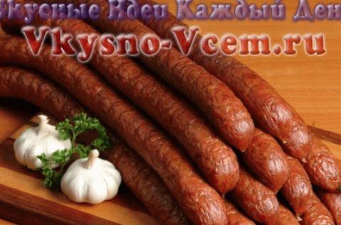 Home-made jerky sausage