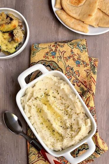Photo of Scordalia (Greek dip sauce of mashed potatoes with garlic)