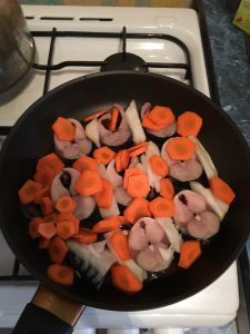 Mackerel in the pan