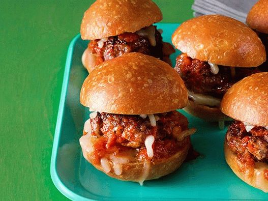 Photo Slider Burgers with Mini Meatballs
