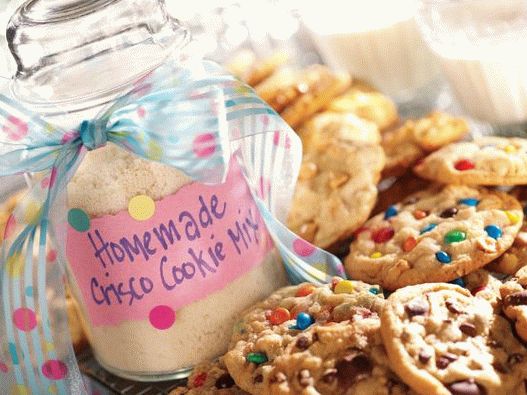 Photo A mixture for baking homemade cookies