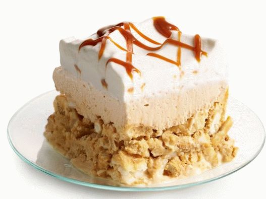 Photo Salt and sweet pastries with cream dolce de leche