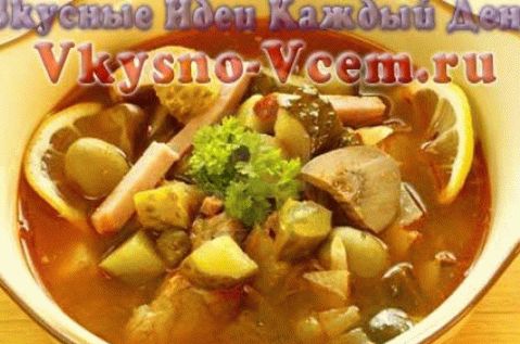 Solyanka in the slow cooker
