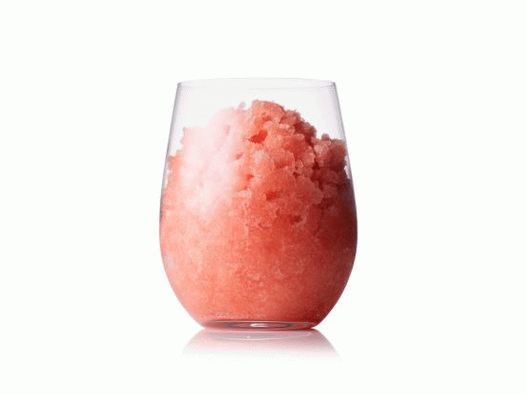 Photo Sorbet from watermelon and rose wine