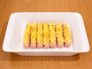 Cheese sausages