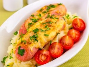 Cheese sausages