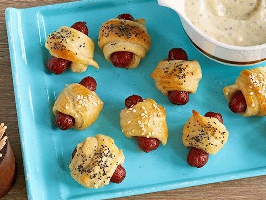 Photo sausages in
