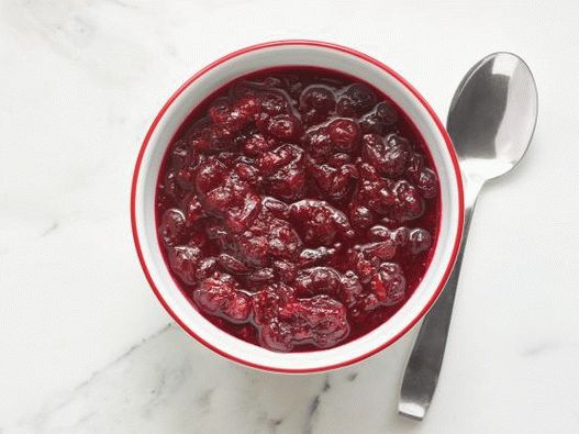Photo Cranberry and hot pepper sauce