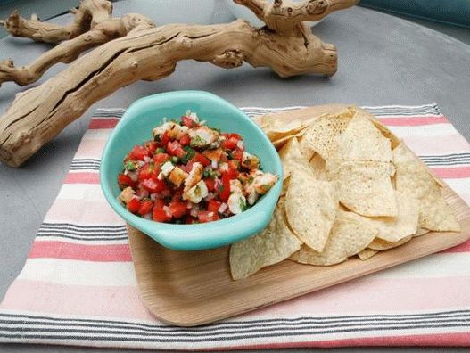 Photo Shrimp Pico de Gallo Sauce