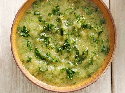 Photo Salsa sauce with pineapple and habanero pepper
