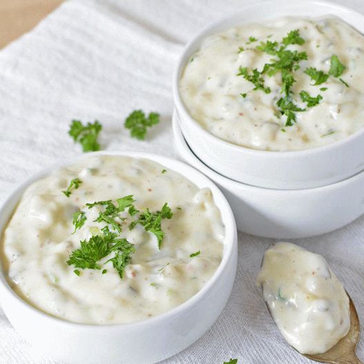Photo Tartar sauce at home