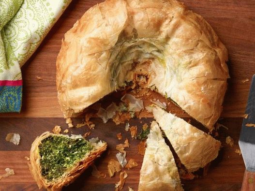 Photo of Spanakopit in a cupcake mold