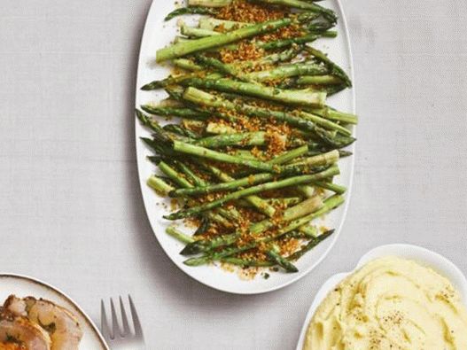 Photo of Asparagus with Lemon Breadcrumbs
