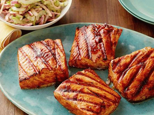 Photo of Salmon Steak in Glaze