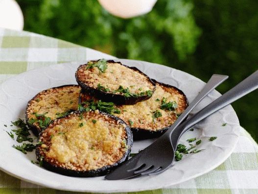 Photo Eggplant Steaks with Cheese