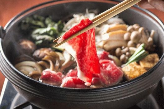 Photo of Sukiyaki from beef saga wagu