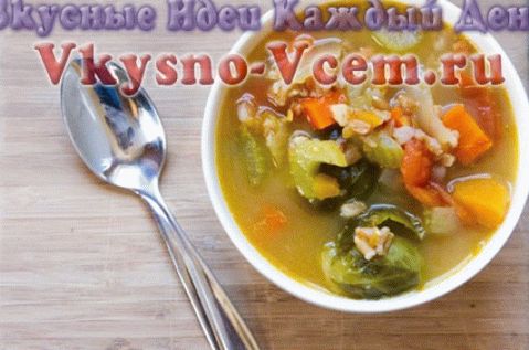Brussels sprouts soup