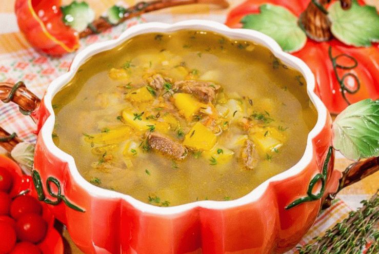 Soup with pumpkin "Colors of Autumn"