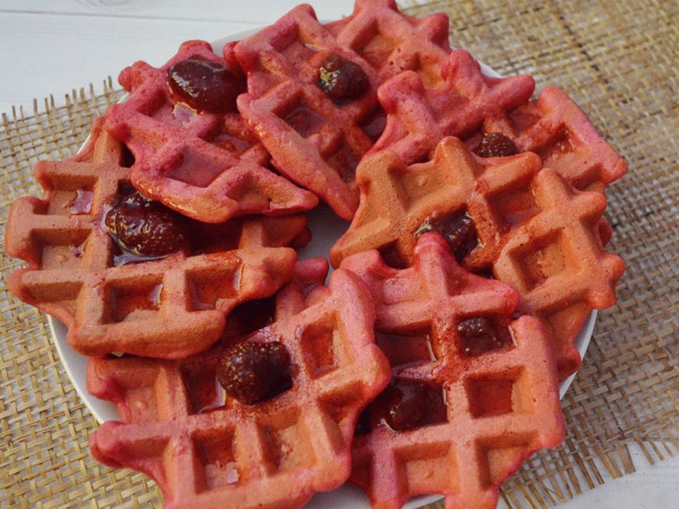 Beet Waffles
