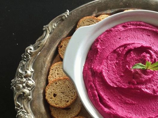 Photo of Beetroot Hummus with Mint