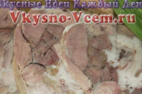 Recipe for pork shank in spicy jelly