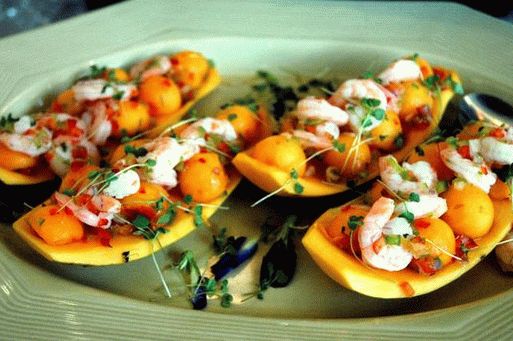 Photo Thai salad with melon