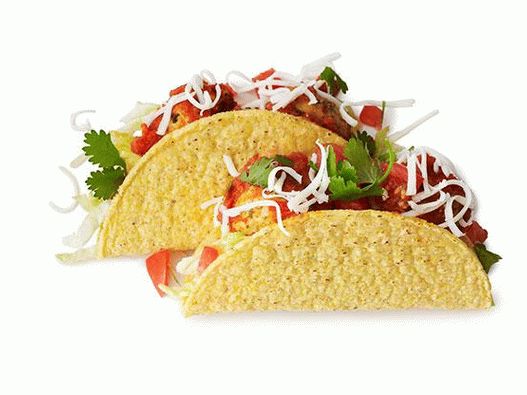 Photo of Tacos with Chicken Meatballs and Chipotle Pepper
