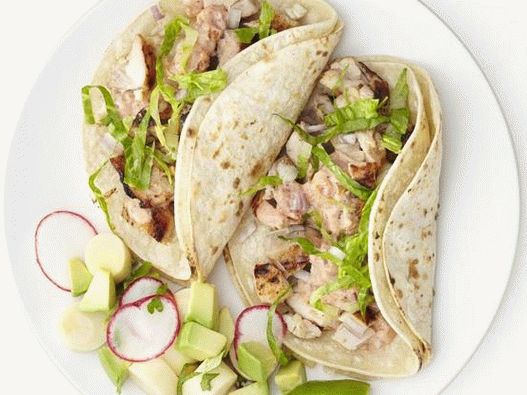 Photo of Tacos with chicken and avocado