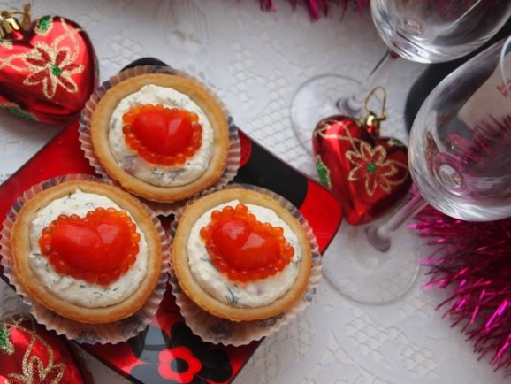 Tartlets "Red Heart"