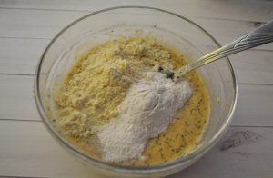 Pumpkin pancakes with poppy seeds