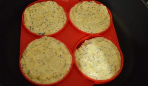 Pumpkin pancakes with poppy seeds