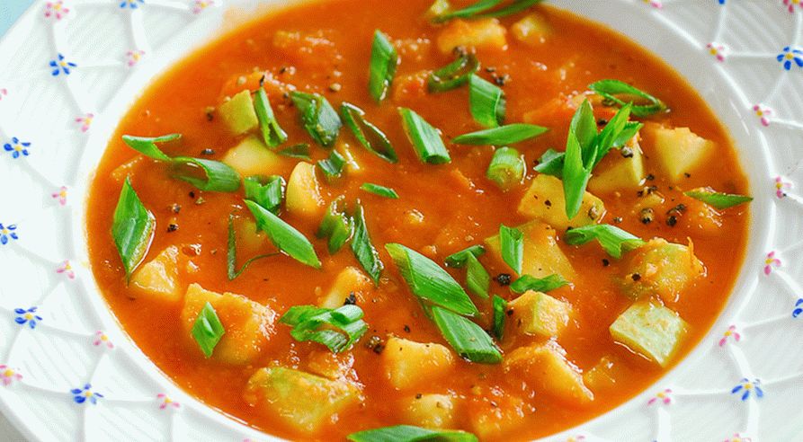 Zucchini Tomato Soup
