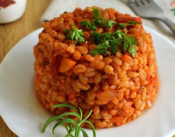 Tomato Perlotto (Orzotto)