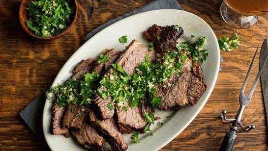 Photo of Stewed beef brisket on Passover (Easter)