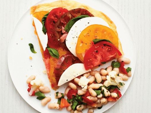 Photo Thin pizza without yeast
