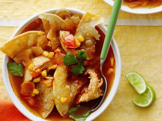 Photo of Chicken and Corn Tortilla Soup