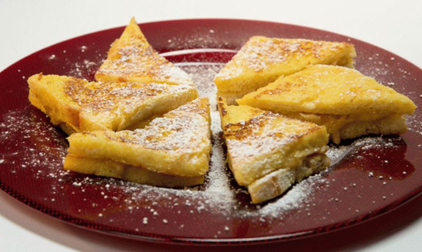 Banana and Cheese Toasts