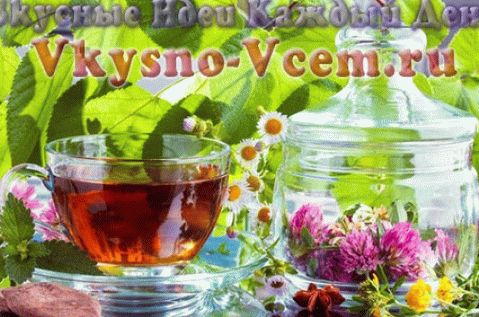 Tasty and healthy herbal tea