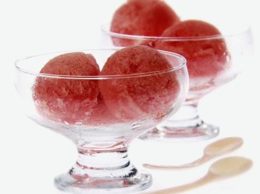 Photo Tropical watermelon sorbet
