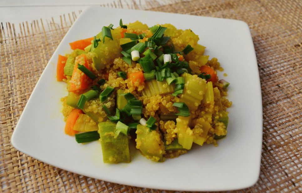 Quinoa Steamed Vegetables