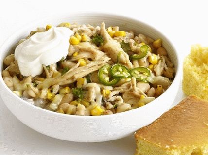 Photo Braised Chili Chicken with Beans and Corn